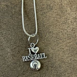 Baseball necklace
